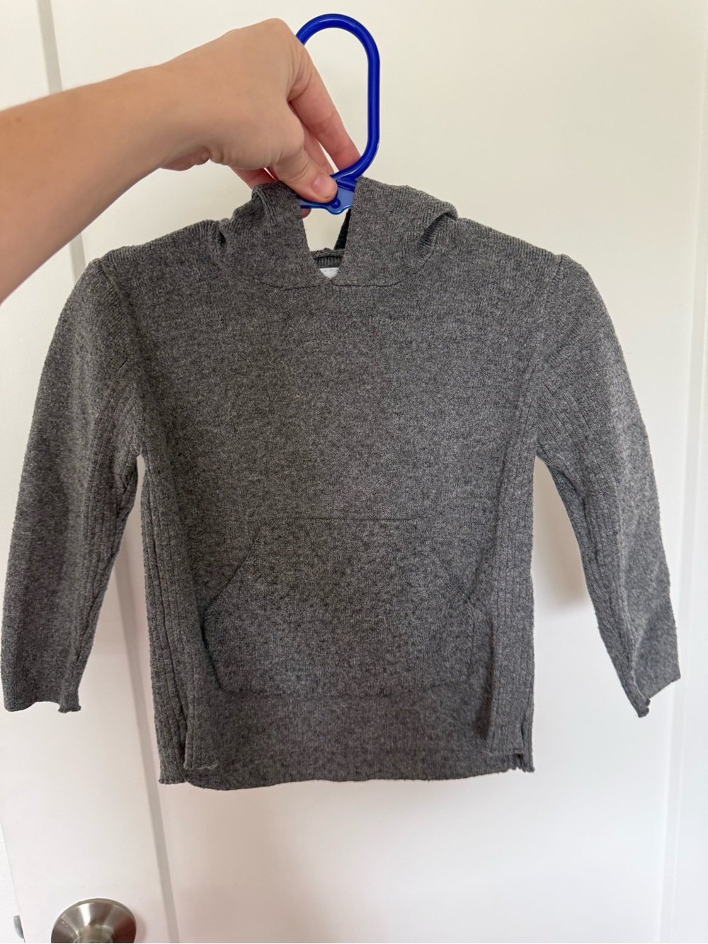 Zara 2t-3t Kids' Gray Hooded Pullover Sweatshirt, boys